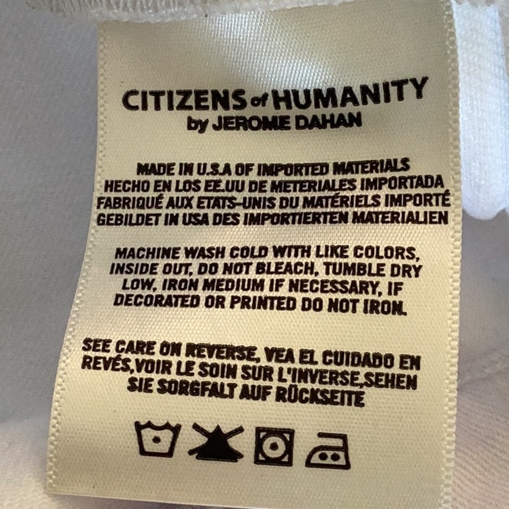 Citizens of Humanity while Phoebe slim straight crop jeans. Women’s size… - Picture 11 of 16